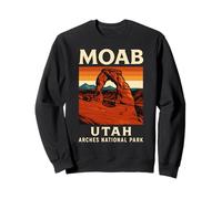 Moab Utah Arches National Park Retro Desert USA Viaje Sudadera