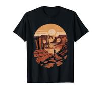 Moab Utah Desierto Cañón Roca Roja Senderista Camiseta