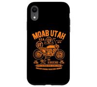 Moab Utah Route U-128 Colorado River Retro diseño de Motocicleta Carcasa para iPhone XR