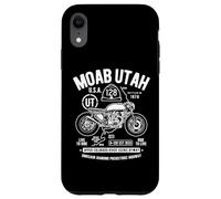 Moab Utah Route U-128 Colorado River Retro diseño de Motocicleta Carcasa para iPhone XR
