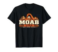 Moab Utah Trails Canyons Red Rock Adventure Diseño Camiseta