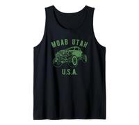 Moab Utah USA Off-Road Rock Crawler 4x4 Diseño Camiseta sin Mangas
