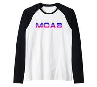 Moab Utah UT Starry Desert Arches Canyonlands Vacation Camiseta Manga Raglan