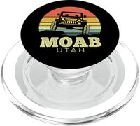 Moab Utah Vintage Sunset Off Road Retro 4x4 al Aire Libre PopSockets PopGrip para MagSafe