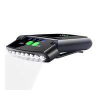 Moageme Luces LED con Clip en la Tapa | Luz Recargable para Sombrero con baterías Iones Litio 1000 mAh | Linterna Frontal Ligera Resistente al Agua para Pesca Nocturna, Caza