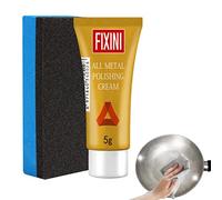 Moageme Pasta para pulir Metales | Pasta pulidora abrasiva para Metal - Elimina eficazmente el deslustre sin rayar, Limpieza antideslustre para Acero Inoxidable, latón, cerámica