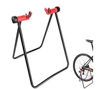 Moageme Suelo para Bicicleta Plegable | Portabicicletas pie aleación Aluminio,Estante estacionamiento Vertical Triangular para Bicicleta montaña, Estante reparación