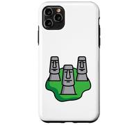 Moai Head Isla de Pascua Chile Carcasa para iPhone 11 Pro MAX
