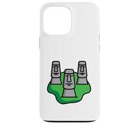Moai Head Isla de Pascua Chile Carcasa para iPhone 13 Pro MAX