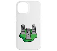 Moai Head Isla de Pascua Chile Carcasa para iPhone 14