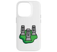 Moai Head Isla de Pascua Chile Carcasa para iPhone 14 Pro