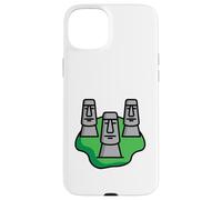Moai Head Isla de Pascua Chile Carcasa para iPhone 15 Plus