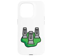 Moai Head Isla de Pascua Chile Carcasa para iPhone 15 Pro