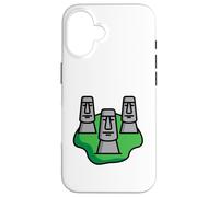 Moai Head Isla de Pascua Chile Carcasa para iPhone 16