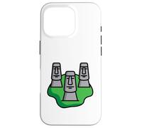 Moai Head Isla de Pascua Chile Carcasa para iPhone 16 Pro