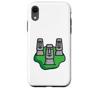 Moai Head Isla de Pascua Chile Carcasa para iPhone XR