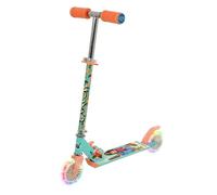 Moana - Patinete en línea Iluminado de 2 Ruedas | Licencia Oficial Unisex | Scooter Plegable Ajustable de Dos Ruedas para niños | A Partir de 5 años
