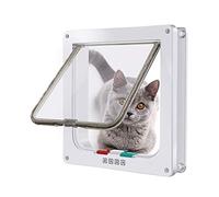 Moaobooh Gatera para Gatos, gatera para Cristal, Entrada y Salida controlables, Apta para Gatos y Perros de pequeño tamaño