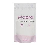 Moara Goma Xantana en Polvo 200g | Sin Gluten, Vegana, Natural | Espesante Alimentario Keto para Pan, Repostería, Helados, Salsas, Batidos y Cosmética
