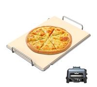 MOASKER Piedra de pizza con estante para parrilla Ninja Woodfire XL OG800 OG900, accesorios de la serie Woodfire Grill Pizza Stone para Ninja OG951 OG850 OG952 Pro Connect XL Accesorios para parrilla