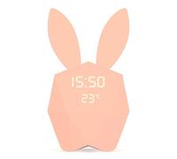 Mob Cutie Clock Connect - Reloj Despertador Inteligente con Sensor de Movimiento, Color Rosa