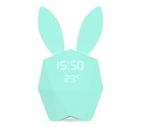 Mob Cutie Clock Connect - Reloj Despertador Inteligente con Sensor de Movimiento, Color Turquesa