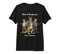 Mob de Canguros Banda Callejera Animal Gracioso Camiseta Premium