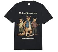 Mob de Canguros Banda Callejera Animal Gracioso Comfort Colors Adult Heavyweight T-Shirt