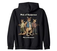 Mob de Canguros Banda Callejera Animal Gracioso Sudadera con Capucha