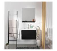 MOB-IN - Juego de mueble individual lavabo Sorrento 60 cm + grifo + espejo