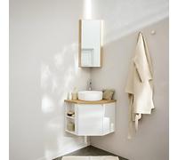 MOB-IN - Mueble bajo lavabo esquinero Sorrento