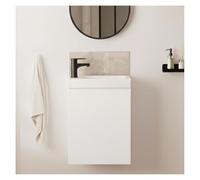 MOB-IN - Mueble para lavadora de manos Lisa + grifo, color negro