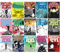 Mob Psycho 100 Series 15-Book Ultimate Complete Collection Set (Vol.1 to Vol.15) - Action-Packed Supernatural Manga with Unique Art Style