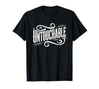 Mob Wife Anillos De Oro Bling Gráfico Intocable Joyería Camiseta