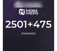 Moba Legends - 2501 Diamonds + 475 Bonus Direct Top-Up - GLOBAL