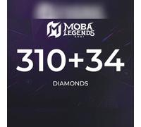 Moba Legends - 310 Diamonds + 34 Bonus Direct Top-Up - GLOBAL