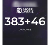 Moba Legends - 383 Diamonds + 46 Bonus Direct Top-Up - GLOBAL