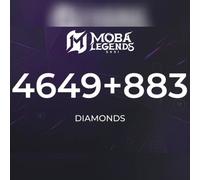 Moba Legends - 4649 Diamonds + 883 Bonus Direct Top-Up - GLOBAL