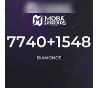 Moba Legends - 7740 Diamonds + 1548 Bonus Direct Top-Up - GLOBAL