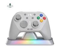 MOBAPAD Chitu2 HD Mecánicos Mando para Switch/PC-Joysticks TMR Glide(Gris) | Switch wake-up, HD Rumble, NFC, 6 ejes, Base RGB, 2 Botones traseros programables