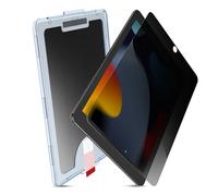 MOBDIK 1 Piezas Privacidad Protector Pantalla Compatible con iPad 9ª / 8ª / 7ª Generación 10.2 Pulgadas (2021/2020 / 2019) Anti-Espía, 9H Vidrio Templado, EZ Kit