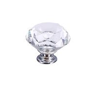 MOBEBI knob, Handle, Door Hardware,6PCS Diamond Crystal Handles Shoebox Cabinet Handles Closet Door Drawer Knobs Wardrobe Pulls Pullers Furniture Handle (Color : SJ1003-30) (Color : Sj1003 40)