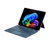 mobee Funda tipo cubierta para Microsoft Surface Pro 11 / Pro 10 / Pro 9 / Pro 8 / Pro X, 13 pulgadas, teclado inalámbrico Bluetooth con retroiluminación de 7 colores y soporte para bolígrafo (azul)