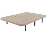 Mobelcenter, Base Tapizada 3D Yecla con 4 Aireadores y Juego de 6 Patas Incluidas, Base para Cama de Matrimonio, Tapizada 3D Color Beige (150x190) (1593)