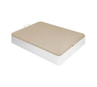 Mobelcenter, Canapé Alta Capacidad con Tirador 90x190 Blanco, Arcon con Gran Capacidad, Medidas: Alto: 35,1 cm x Ancho: 90 cm x Fondo: 190 cm.(90x190 Blanco)(1563)