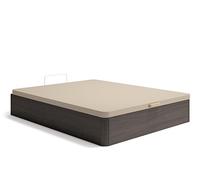 Mobelcenter, Canapé Atenas de 135x190 Abatible con Tapa Transpirable 3D, Arcón de Gran Capacidad de almacenaje, Medidas: Ancho: 135 cm x Alto: 35,1 cm x Fondo: 190 cm (Wengue, 150x190)