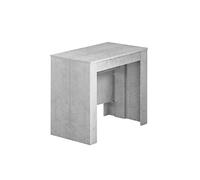 Mobelcenter - Mesa de Comedor Consola Extensible, Mesa para Salón recibidor o Cocina, Mesa Fuelle Extensible, Color Cemento (1127)