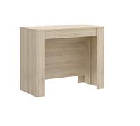 Mobelcenter - Mesa de Comedor Consola Extensible, Mesa para Salón recibidor o Cocina, Mesa Sistema Fuelle Extensible, Color Roble Canadian (1103)