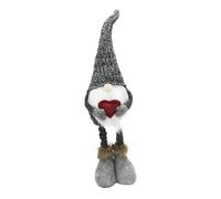 Mobestech 1 Pieza muñeca sin Rostro Muñeco Fieltro Muñeco Amor Felpa Navidad Santa Claus muñeco de Peluche de Santa Claus Papá Noel de Peluche Santa Claus Juguete poliéster Grey