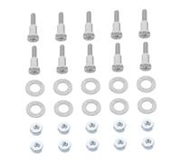 Mobestech 10 juegos Unidades Tornillos para Cortapelos Profesionales de Mantenimiento para Recortadora de Cabello Compatible con Wahl Tornillos Ajustables Metálicos de Alta Durabilidad para